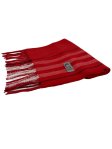 (image for) Cashmere Feel Stripe Scarf Red 12-pack