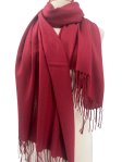 Silky Light Solid Pashmina Burgundy