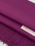 (image for) Silky Light Solid Pashmina Deep Magenta