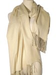 (image for) Silky Light Solid Pashmina Light Beige