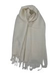 (image for) Paisley Jacquard Shawl Ivory