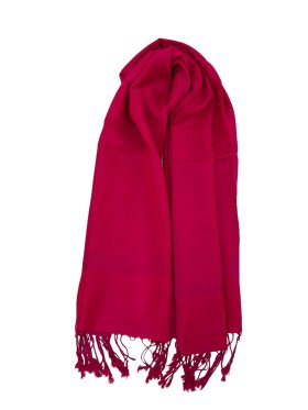 Paisley Jacquard Shawl Fushia