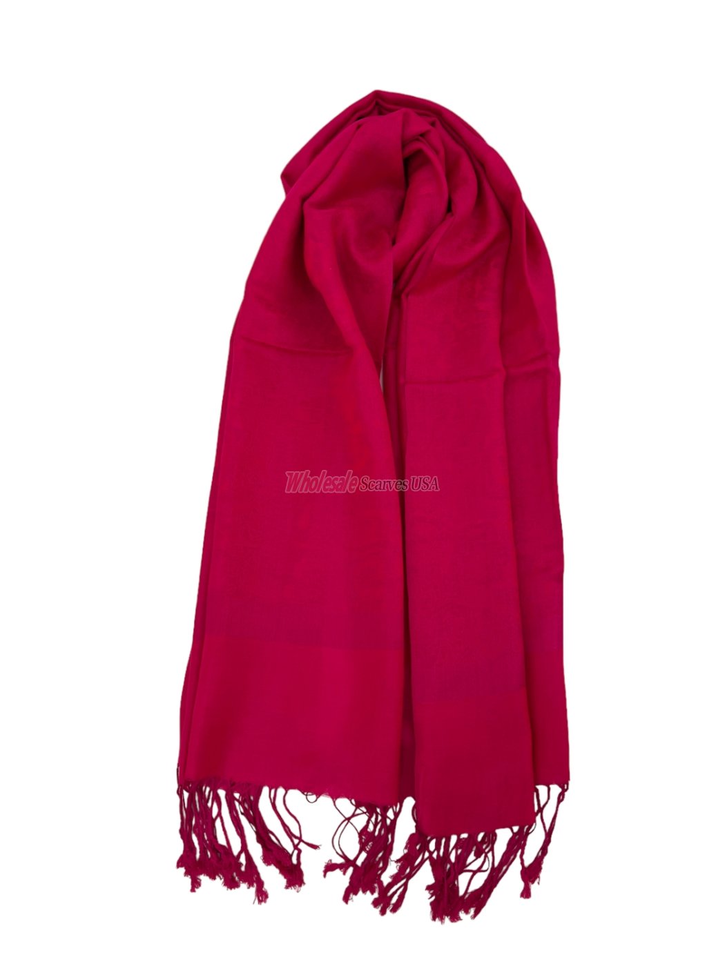 (image for) Paisley Jacquard Shawl Fushia