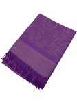 (image for) Paisley Jacquard Shawl Light Purple