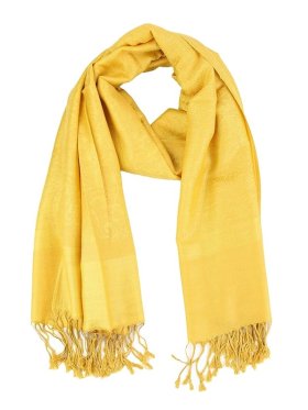 Paisley Jacquard Shawl Yellow Gold