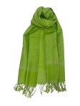 (image for) Paisley Jacquard Shawl Bright Green