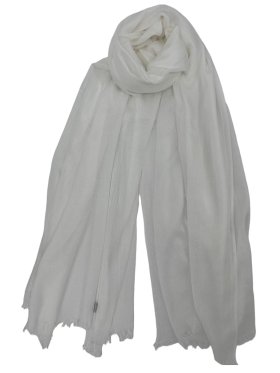 Oversized Lightweight Scarf 3302 White