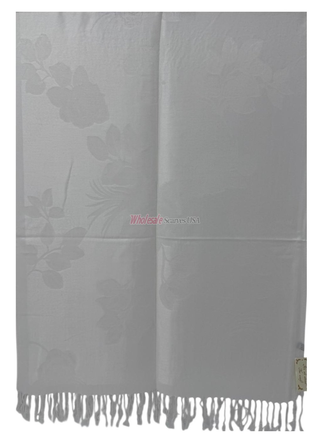 (image for) Rose Pashmina White