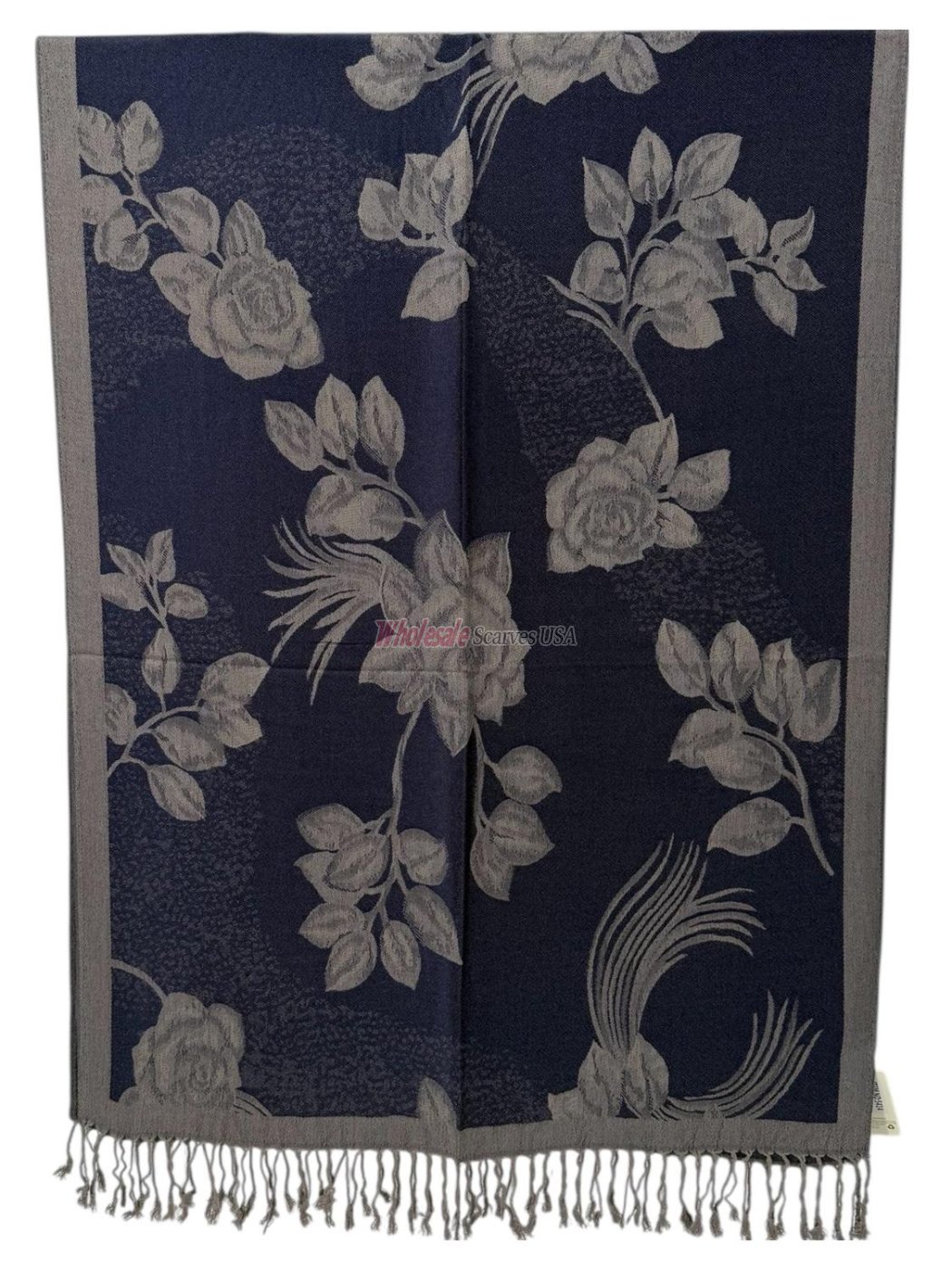 (image for) Rose Pashmina Navy