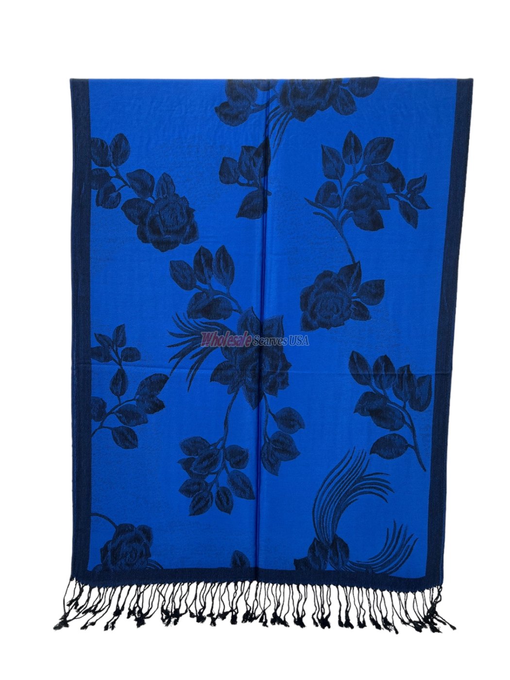 (image for) Rose Pashmina Royal Blue