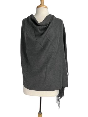Wrap for Wedding Evening Party Dark Grey