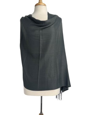 Wrap for Wedding Evening Party Charcoal