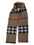 (image for) Cashmere Feel Checker Scarf Brown/Red/Black