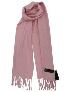 Woven Plain Scarf L. Pink