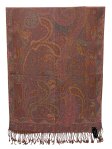 (image for) Tapestry Style Paisley Pashmina Pink/Brown Multi