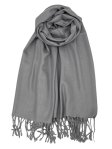 Solid Pashmina Light Grey