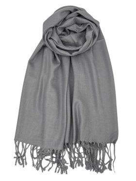 Solid Pashmina Light Grey