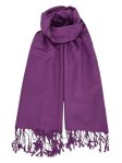 (image for) Solid Pashmina Violet Red