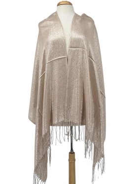 Glitter Pashmina Shawl Seashell