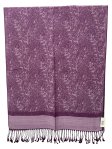 (image for) Paisley Jacquard Shawl Medium Purple