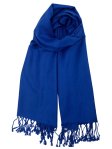 Solid Pashmina Royal Blue