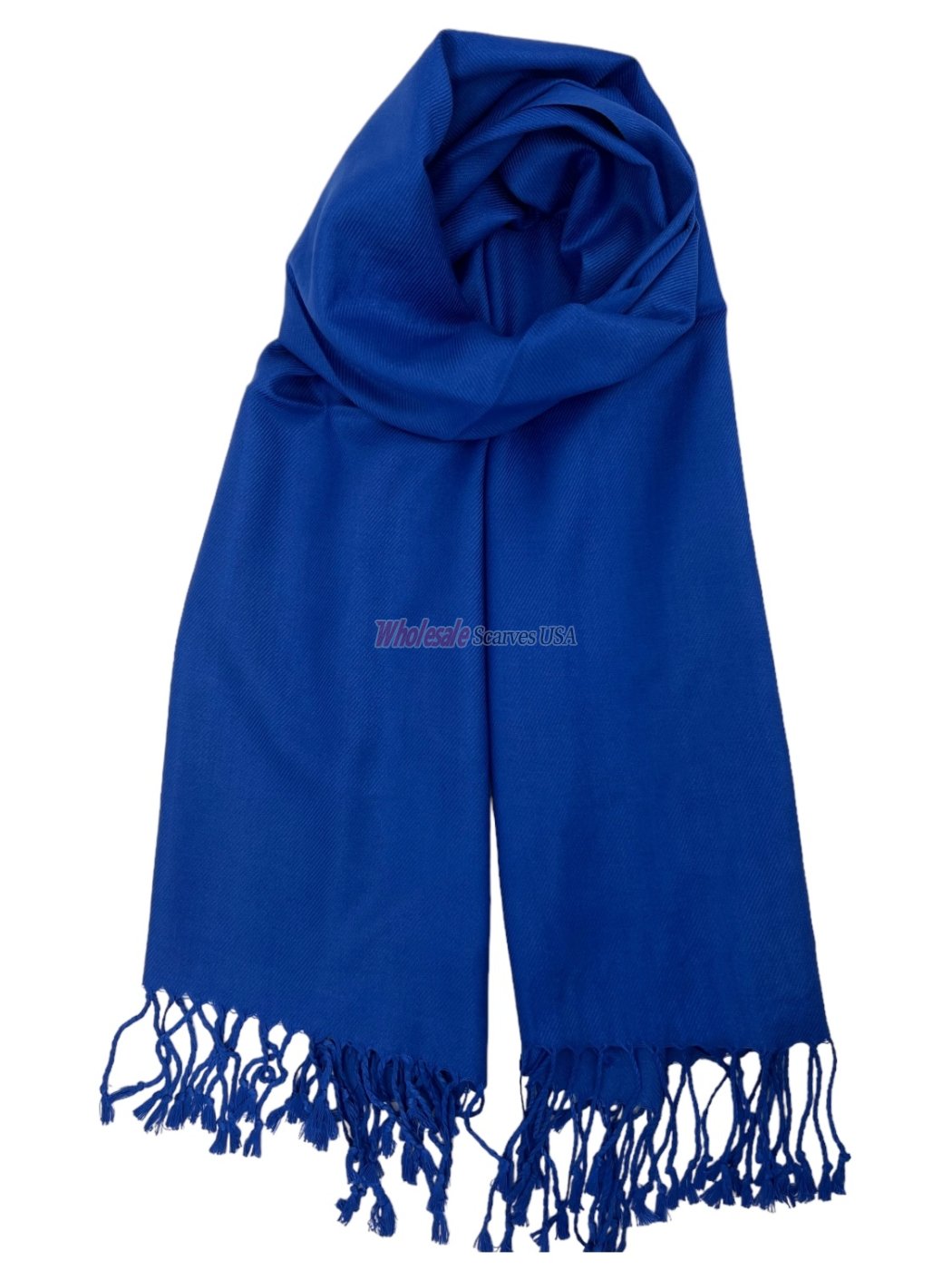(image for) Solid Pashmina Royal Blue - Click Image to Close