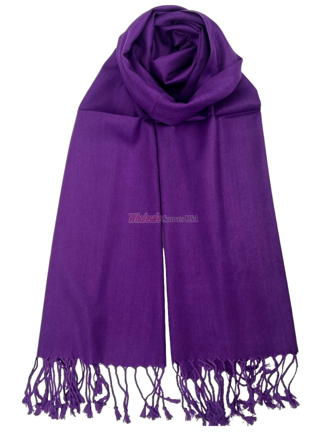 (image for) Solid Pashmina Grape