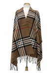 Cashmere Feel Classic Shawl Brown