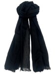 Oversized Lightweight Scarf 3301 Black