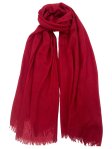 Oversized Lightweight Scarf 3304 Dark Red