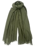 Premium Women Extreme Soft Scarf Wrap Shawl Olive Green