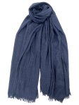 Premium Women Extreme Soft Scarf Wrap Shawl Denim Blue