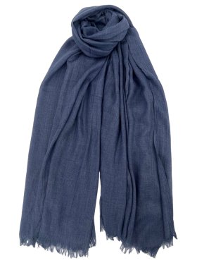 Premium Women Extreme Soft Scarf Wrap Shawl Denim Blue