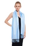 (image for) Super Solid Pashmina Sky Blue