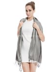 (image for) Super Solid Pashmina Grey