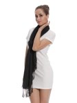 (image for) Super Solid Pashmina Black