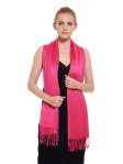 (image for) Super Solid Pashmina Hot Pink