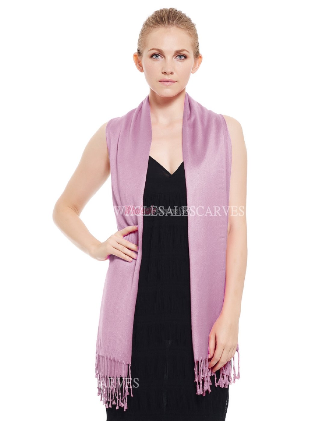 (image for) Super Solid Pashmina Lilac