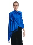 Super Solid Pashmina Royal Blue