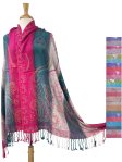 (image for) Colorful Paisley Pashmina #297 1 DZ, Asst. Color