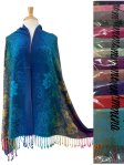 (image for) Colorful Flower Shawls 1 DZ, Asst. Color