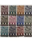 (image for) Metallic Paisley Floral Pashmina 1 DZ, Asst. Color