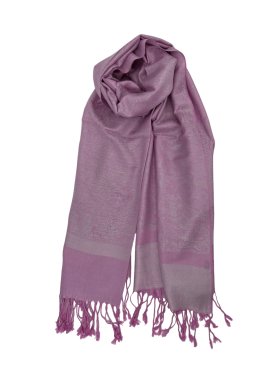 Paisley Jacquard Shawl Pink/Ivory