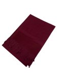 (image for) Paisley Jacquard Shawl Burgundy