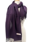 (image for) Silky Light Solid Pashmina Eggplant