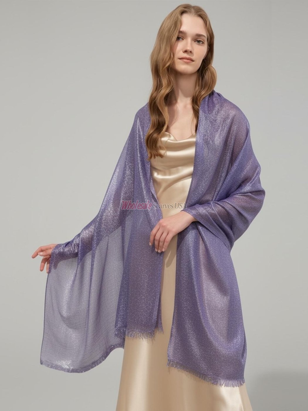 (image for) Shimmer Solid Wrap Purple