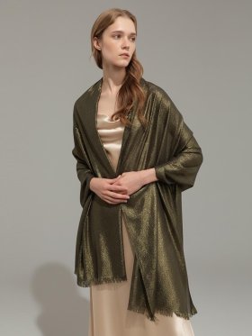 Shimmer Solid Wrap Gold Black