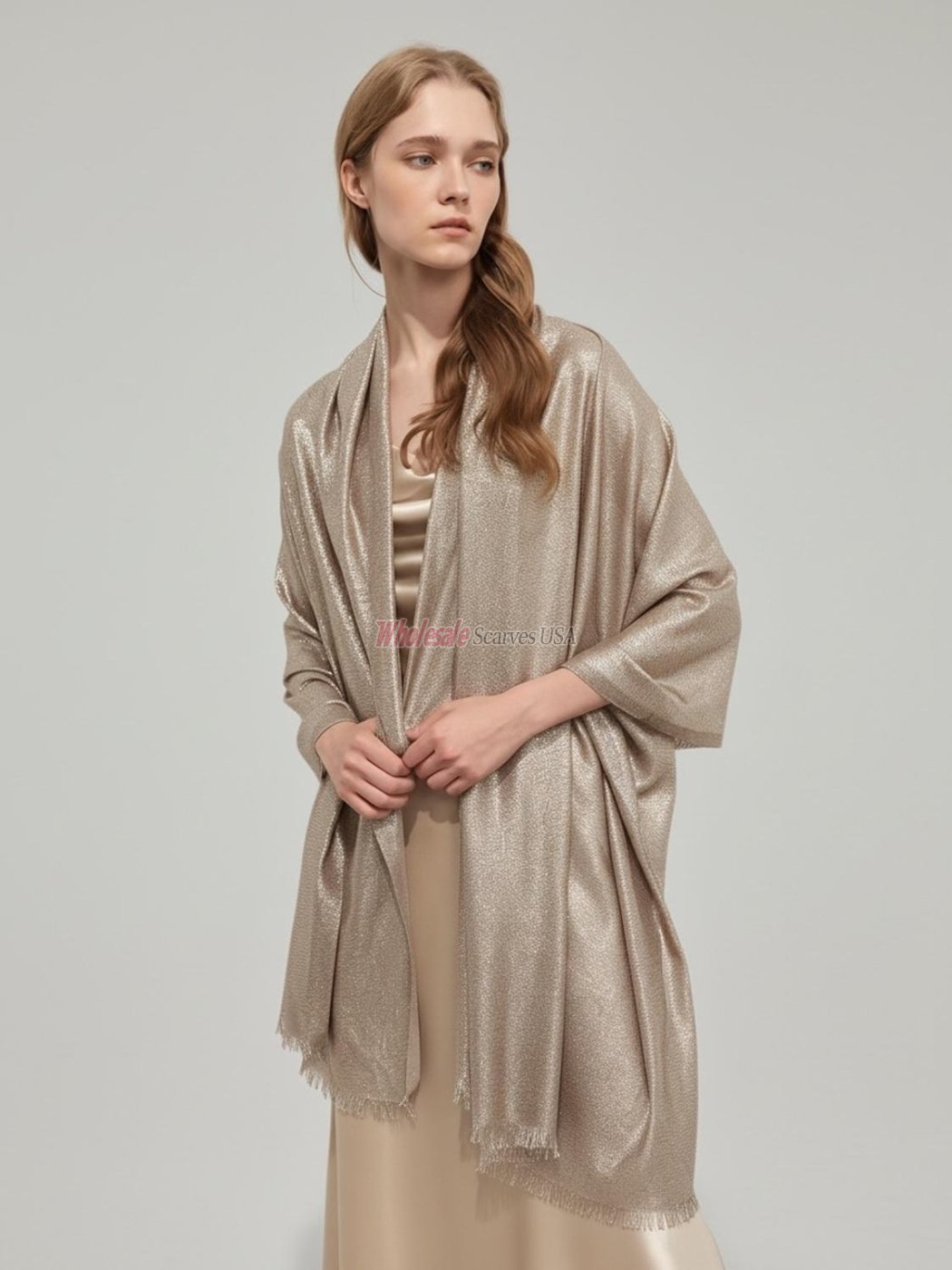 (image for) Shimmer Solid Wrap Shimmer Pink