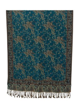 Small Paisley Scarf Teal
