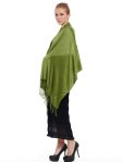 (image for) Super Solid Pashmina Yellow Green